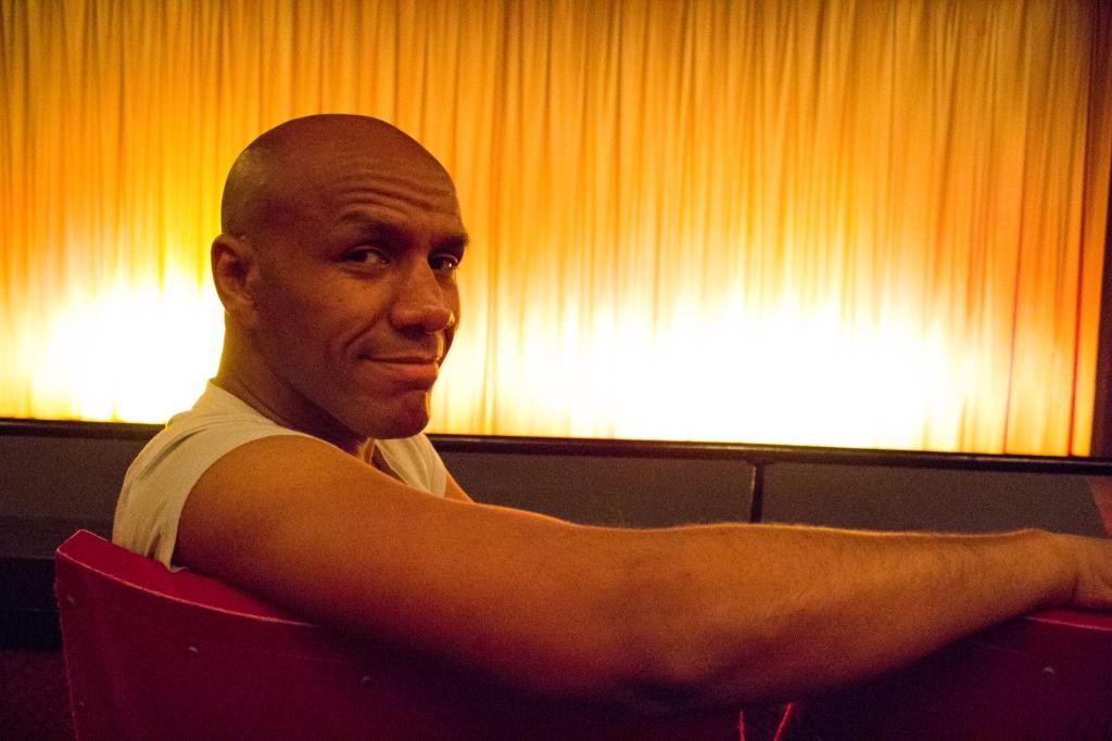 Brent Reid, owner of silent film website Brenton Film, at the Savoy Cinema, Nottingham