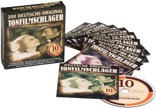 200 Deutsche Original Tonfilmschlager (200 German Original Sound Film Hits) 10-CD box set