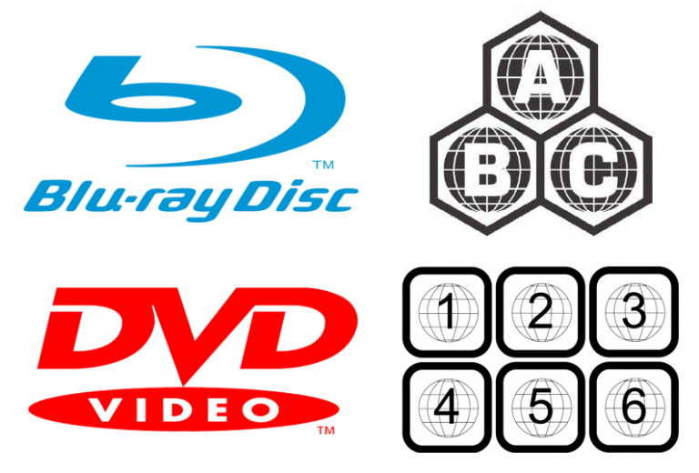 Bluray and DVD Region Codes and Video Standards Brenton Film