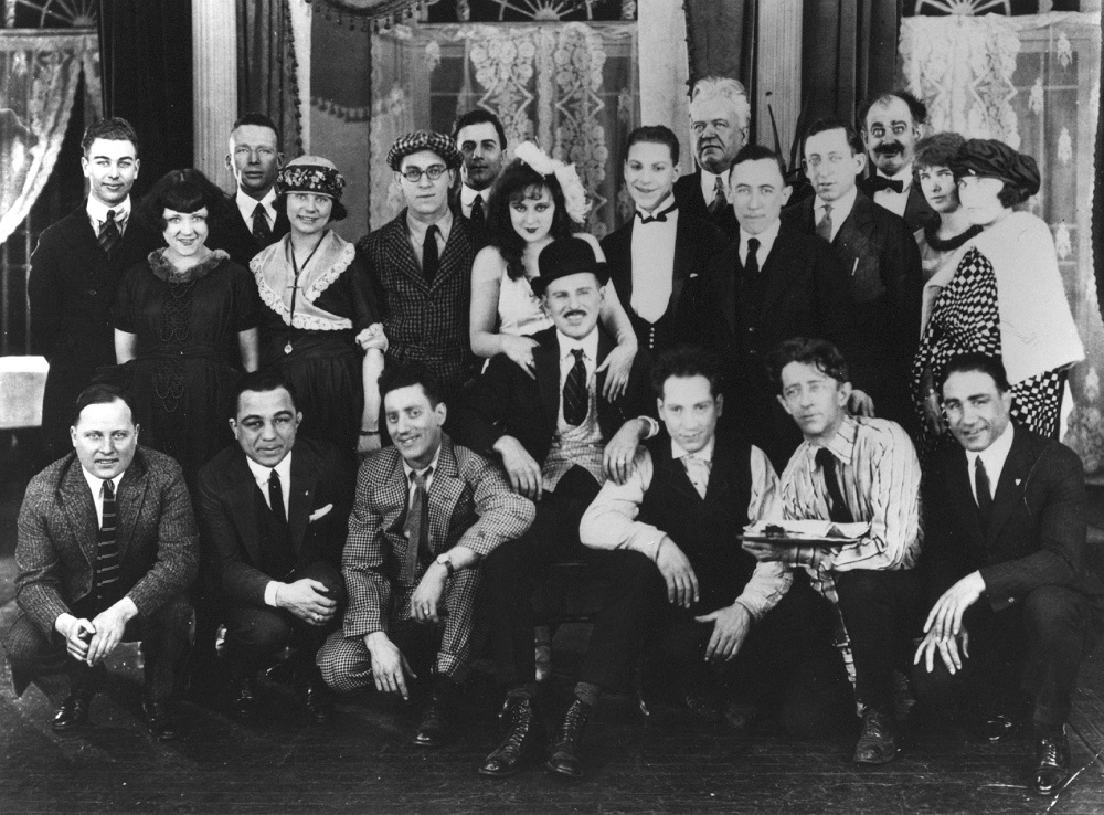 Marx Brothers Humor Risk group photo, 1921. Courtesy Robert B. Weide/Whyaduck Productions.
