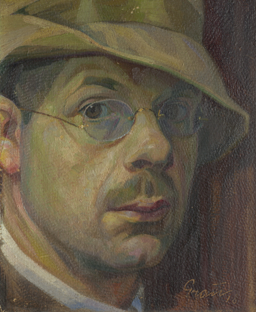 Albin Grau self portrait (1918) courtesy of Kantonsbibliothek Appenzell Ausserrhoden