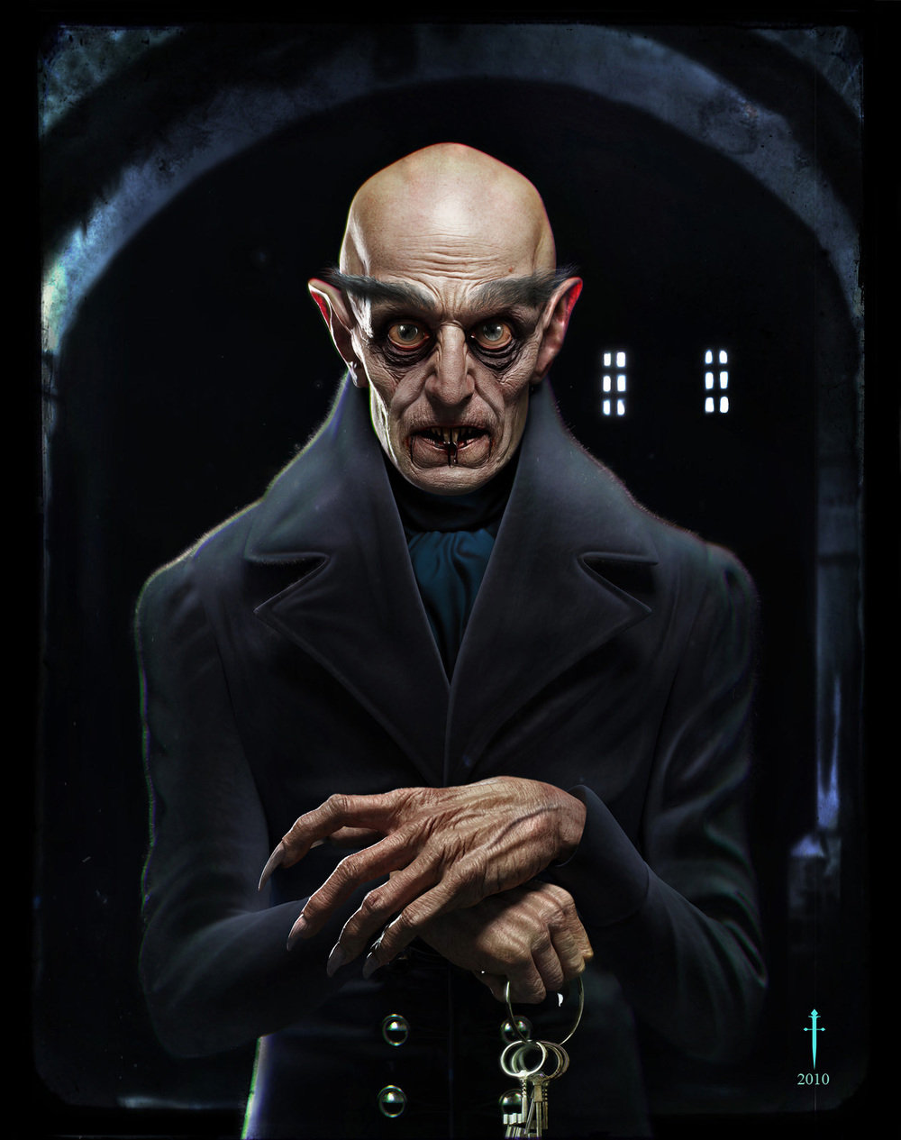 Count Orlok portrait by Daniel Crossland, 2010