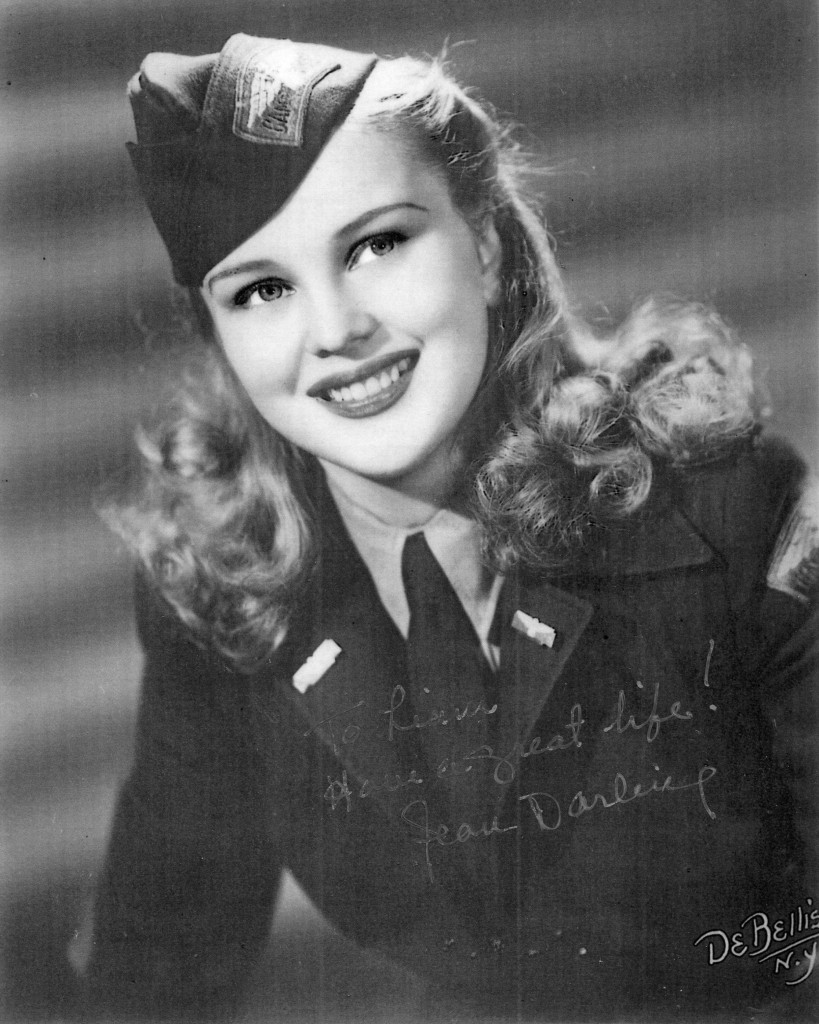 Jean Darling, c.1940s, in army uniform