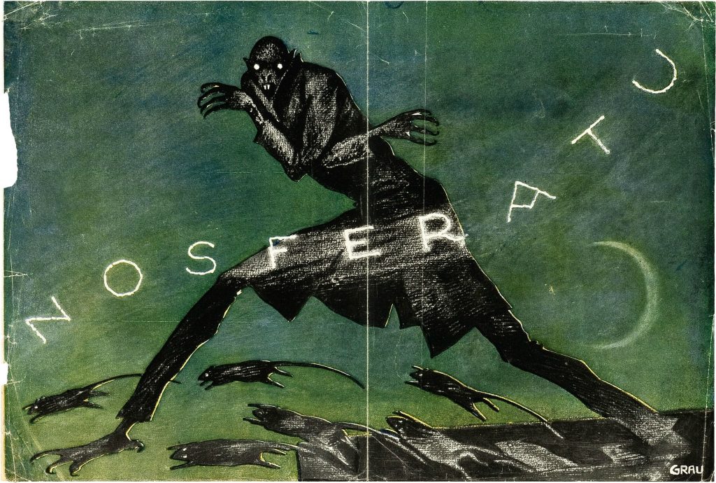 Nosferatu (1922) German poster by Albin Grau