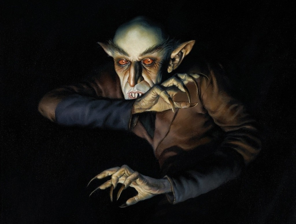 Nosferatu (1922) painting by Dave Stevens (1955–2008), cropped