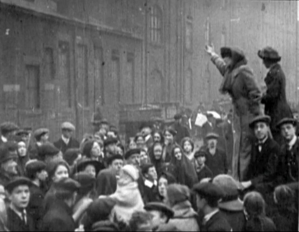Suffragettes campaigning at the 1912 Bolton by-election