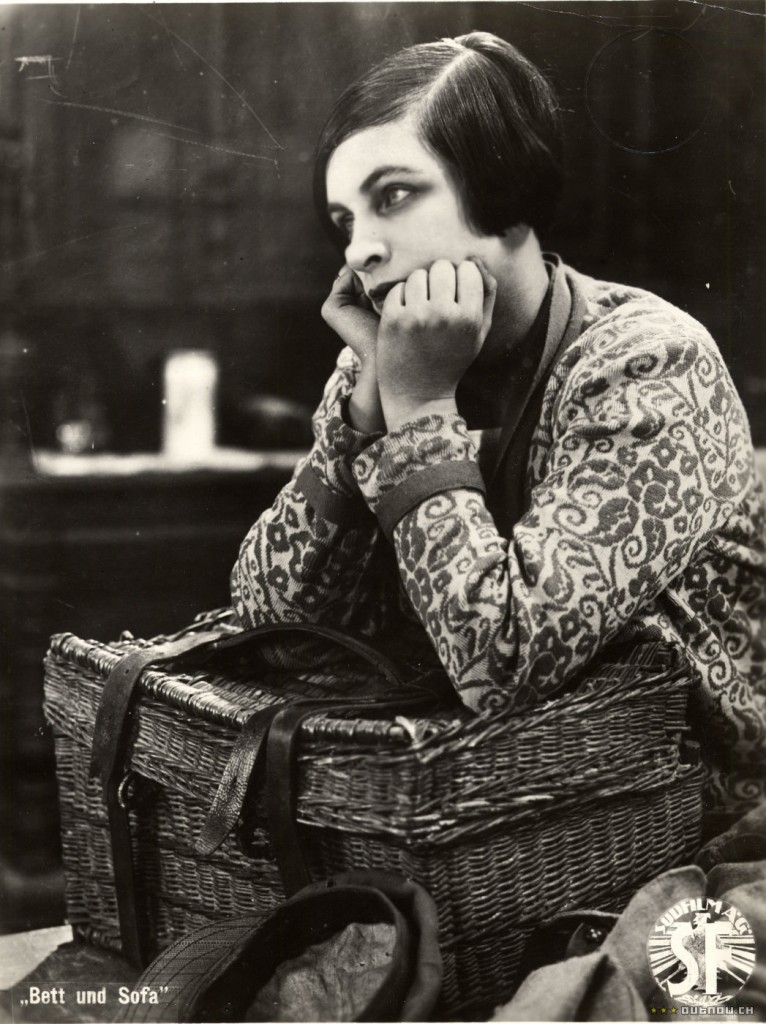 Lyudmilla Semyonova as Lyuda in Bed and Sofa (1927)