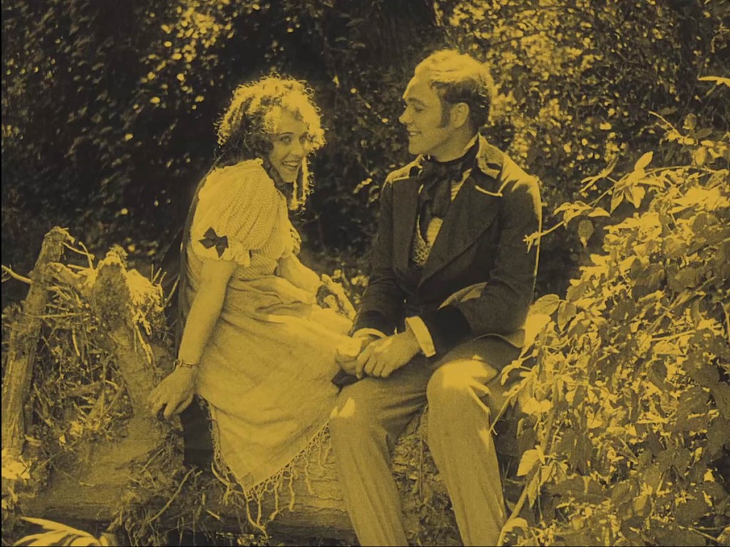 Margaret Gibson and Charles Ray in The Coward (1915), BFI Blu-ray screenshot