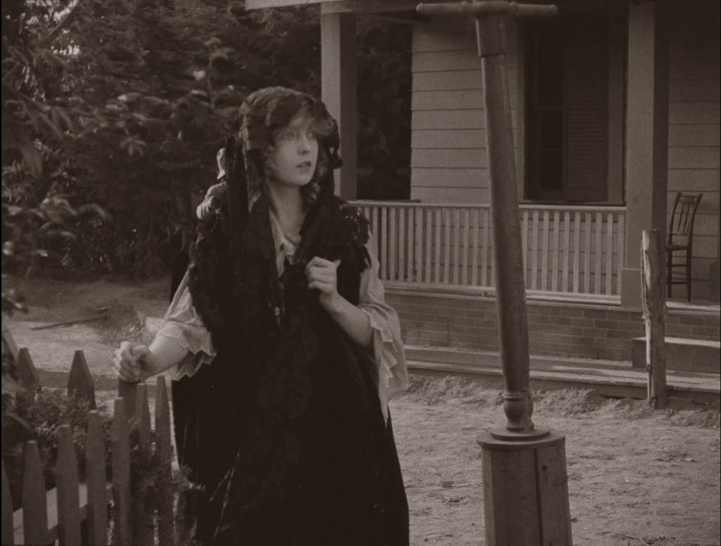 Lillian Gish in The Birth of a Nation (1915), BFI Blu-ray screenshot