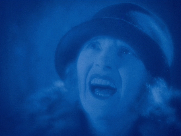 The beauty: Eve is finally revealed in The Lodger (1926, dir. Alfred Hitchcock) US MGM licensed DVD screenshot.