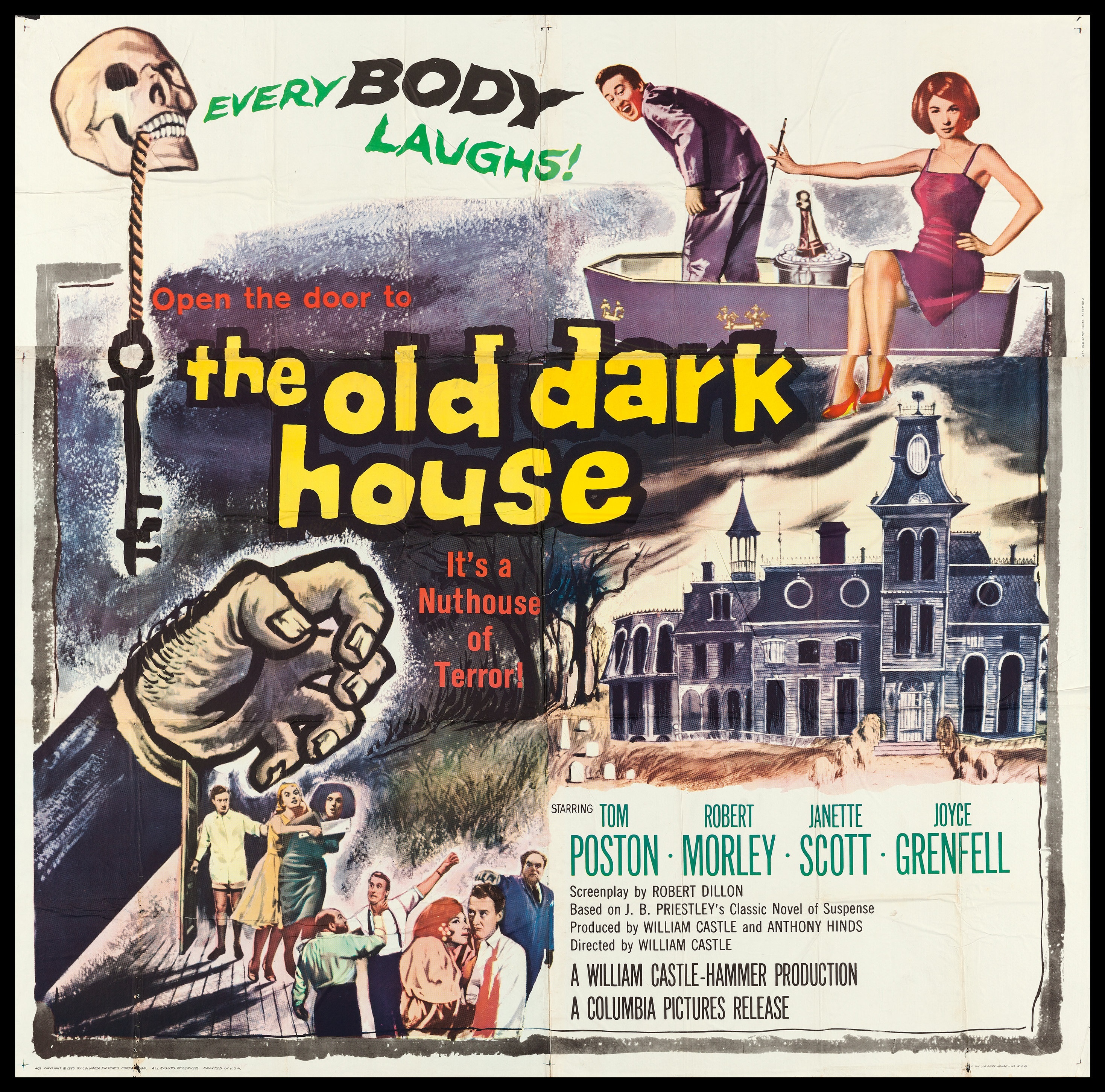The Old Dark House (dir. William Castle, 1963) US 6 sheet poster