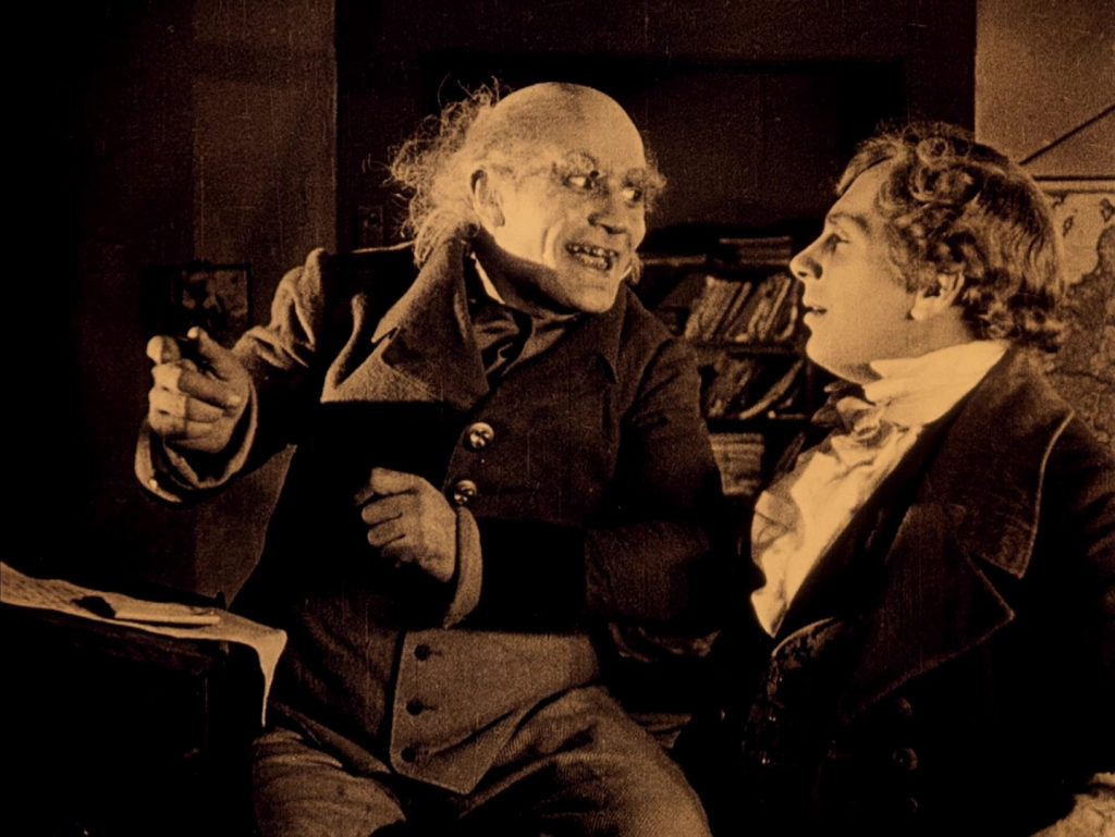 Alexander Granach (L) and Gustav von Wangenheim in Nosferatu (1922) UK BFI Blu-ray
