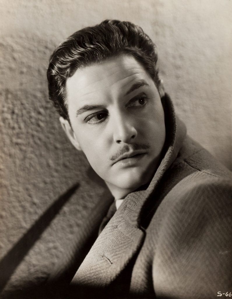Robert Donat in The 39 Steps (1935, dir. Alfred Hitchcock)