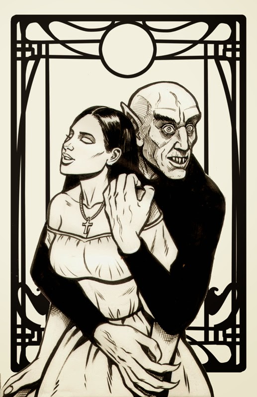 A Nosferatu Pin-up by Anthony H, 2018