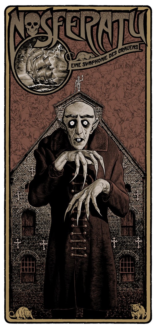 Nosferatu (1922) poster by Chris Weston, 2013