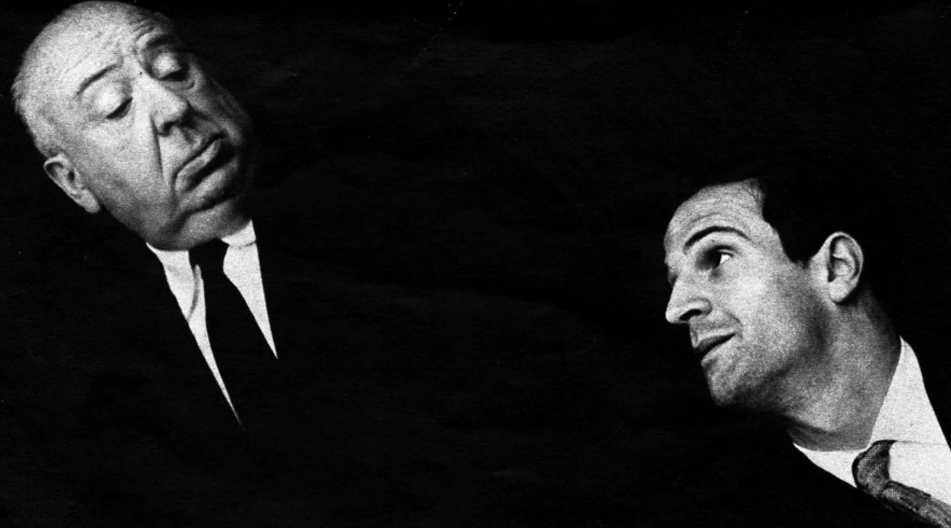 Alfred Hitchcock and François Truffaut in 1962