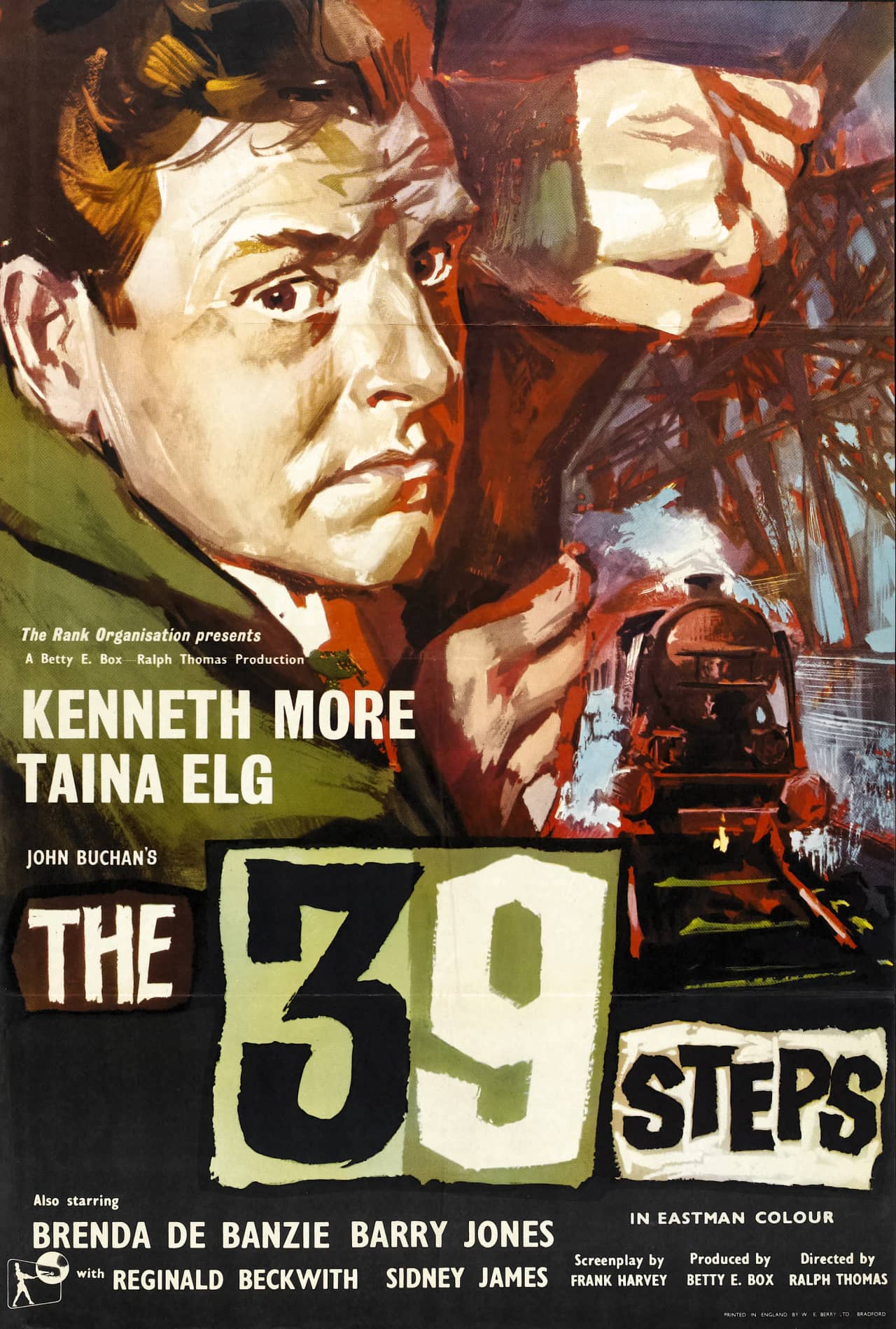 The 39 Steps (1959) UK poster
