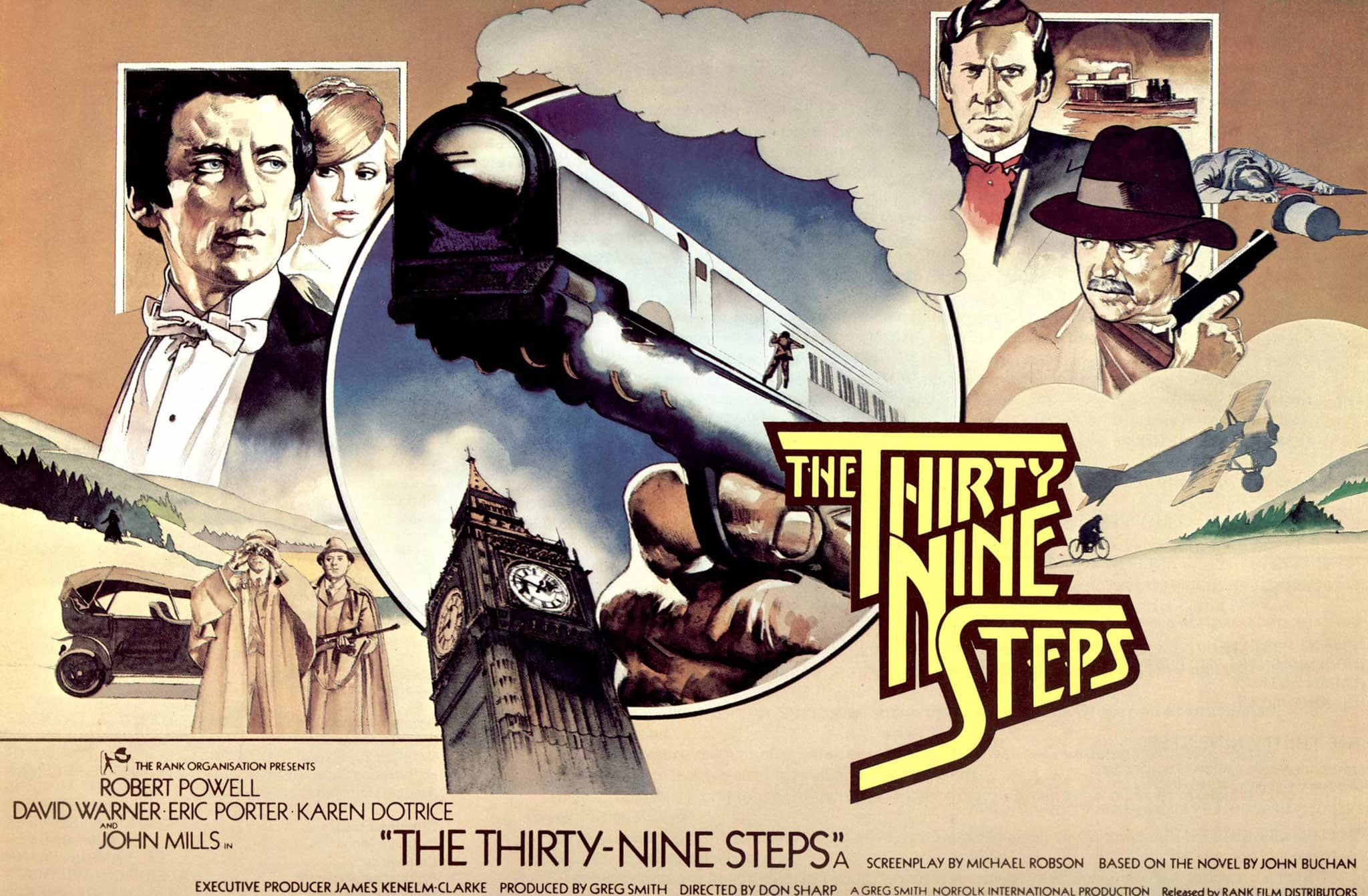 The Thirty Nine Steps (1978) UK poster