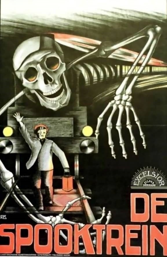The Ghost Train aka De spooktrein (1939) Dutch poster